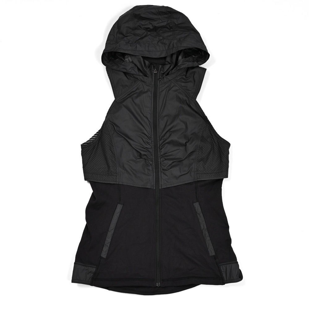 Lululemon Kanto Catch Me Vest Women's Size 6 Hooded‎ Breathable Outdoors Hiking